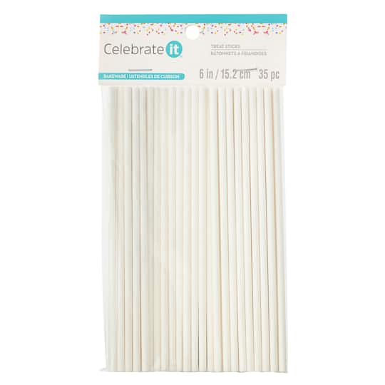 12 Packs: 35 ct. (420 total) 6" Lollipop Sticks by Celebrate It®